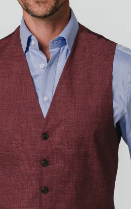 Mulberry Textured Vest
