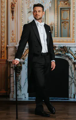 White Tie 2 Piece Suit