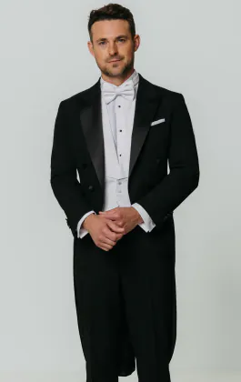 White Tie 2 Piece Suit
