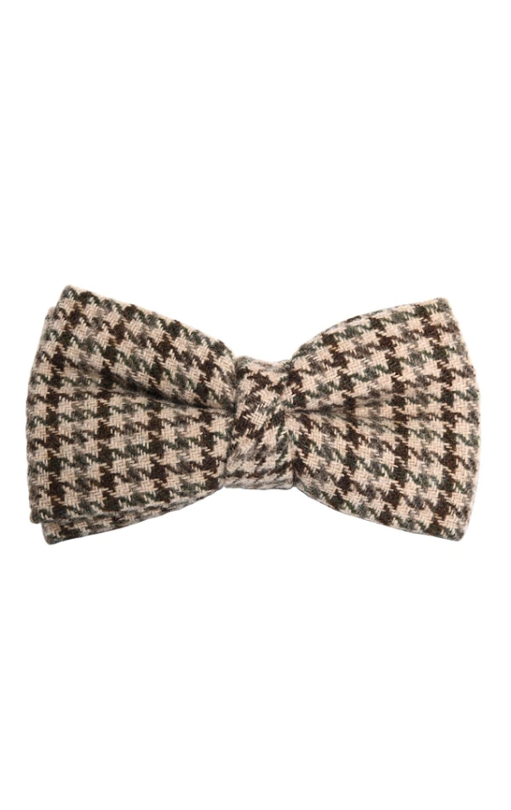dogtooth bow tie